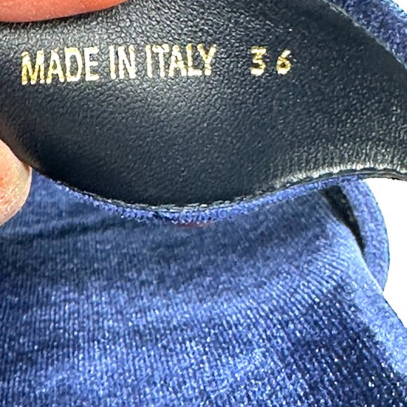 PRADA Triangle Logo Double Dual Band Velvet Flat Slide Dad Sandals Shoes - Picture 13 of 15